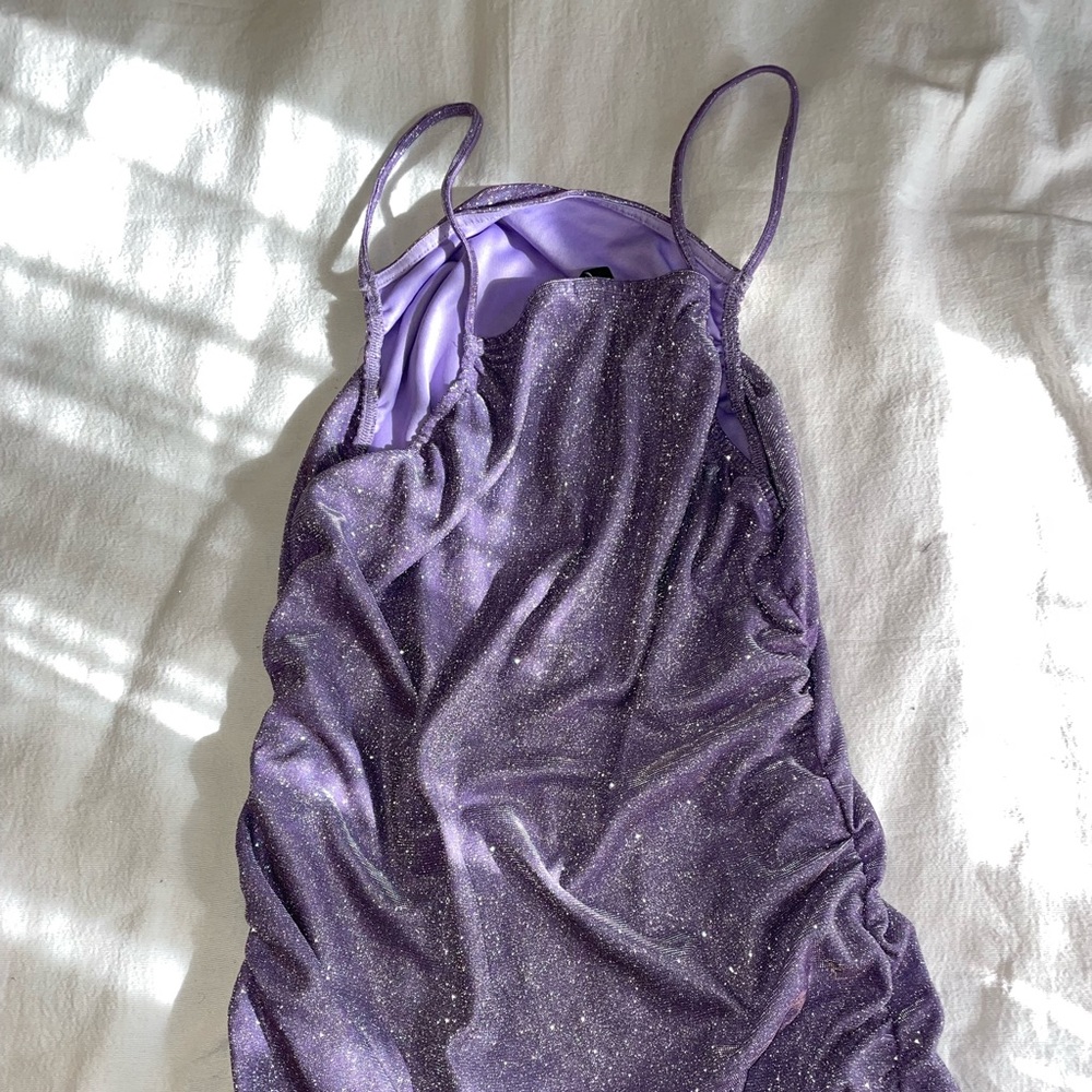 Sparkly lavender dress